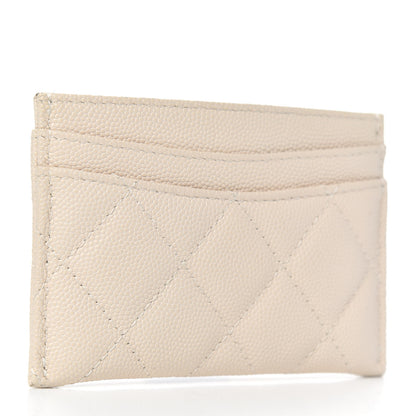 Chanel Caviar Quilted Card Holder Light Beige 2 of 8