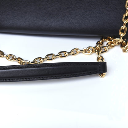 Louis Vuitton Monogram Cuir Plume Ecume Very Chain Bag Black 19 of 19