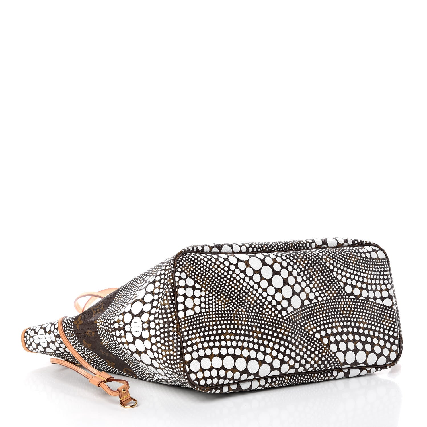 Louis Vuitton Monogram Kusama Waves Neverfull MM White 4 of 10