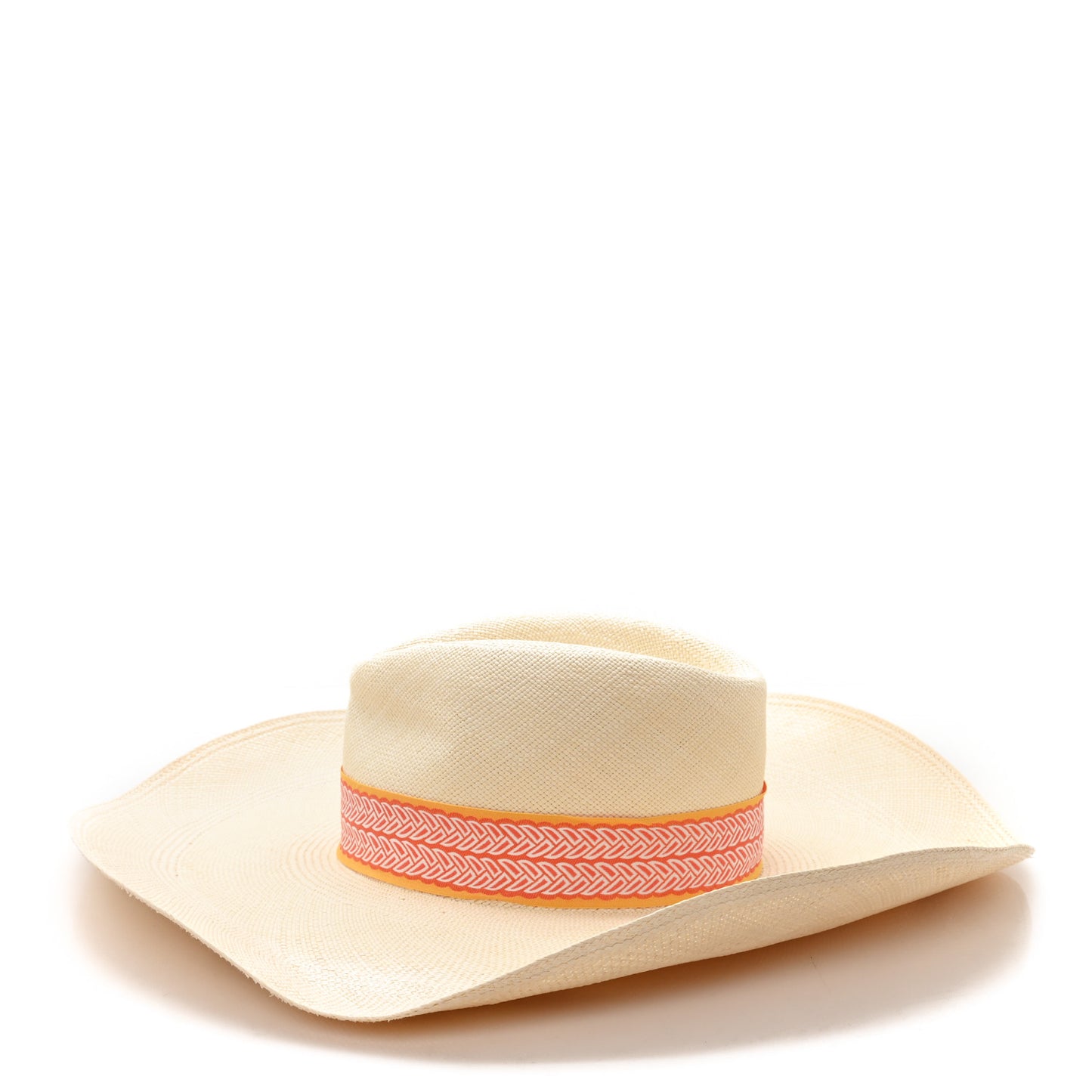 Straw Arizona Panama Brisa Hat 57 Naturel Orange
