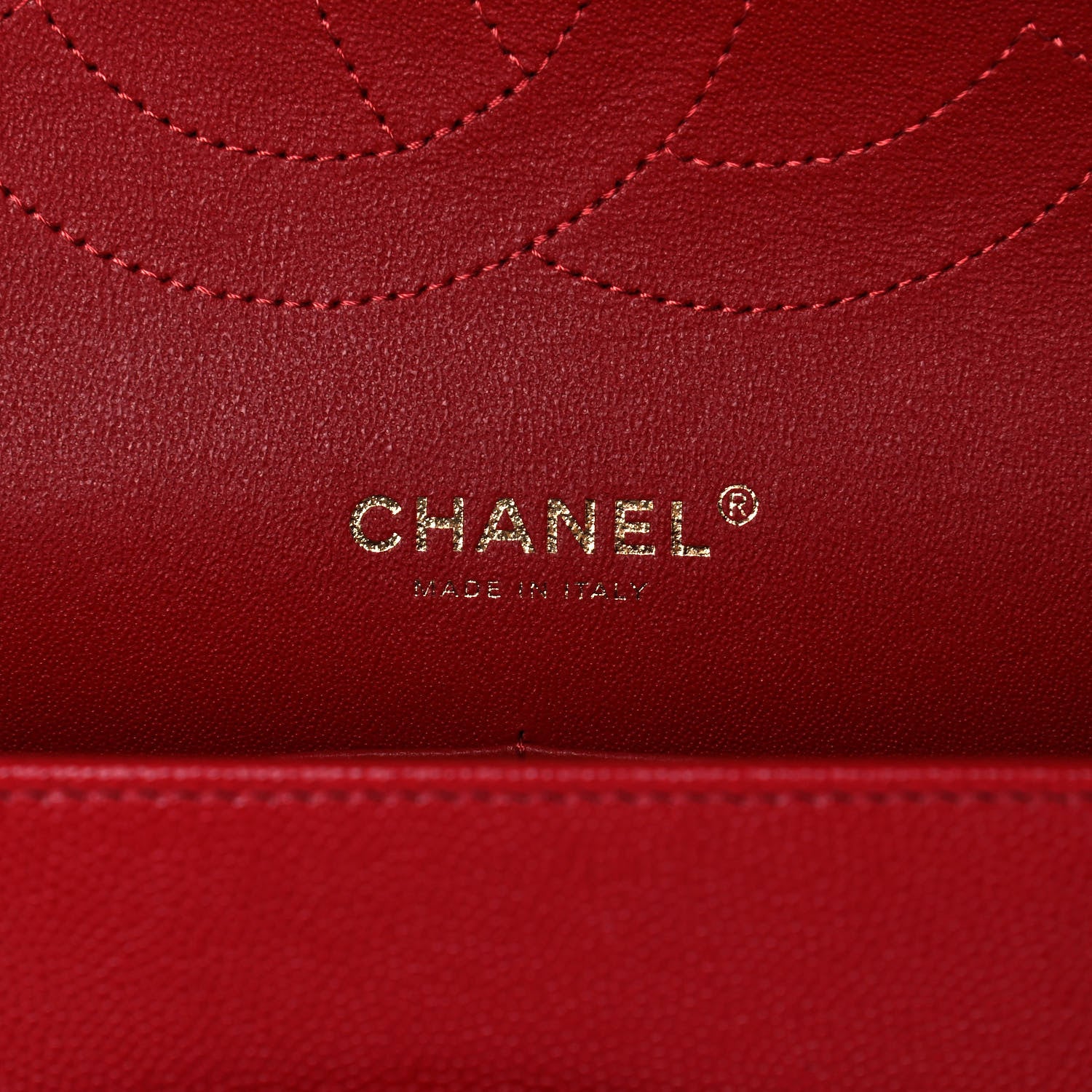 Chanel Caviar Quilted Jumbo Double Flap Red 6 of 11