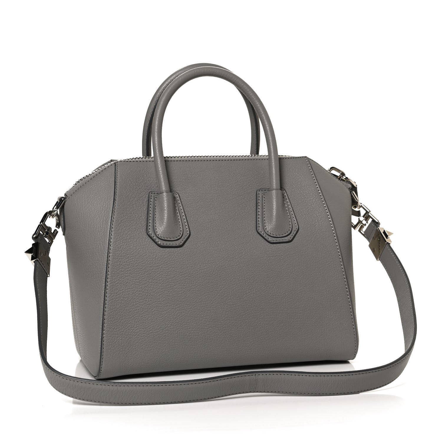 Givenchy Sugar Goatskin Small Antigona Pearl Grey 3 of 14