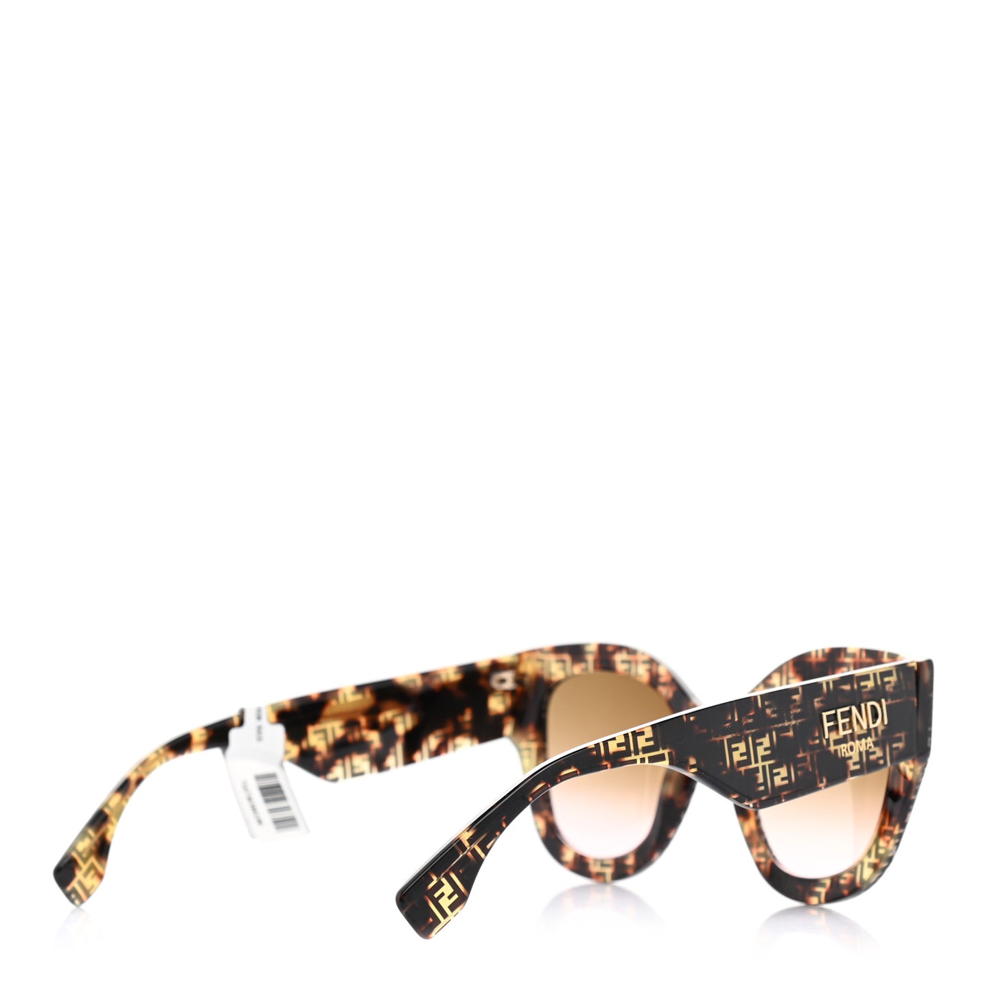 Acetate Fendi Roma Cat Eye Sunglasses FF 0435/S Havana