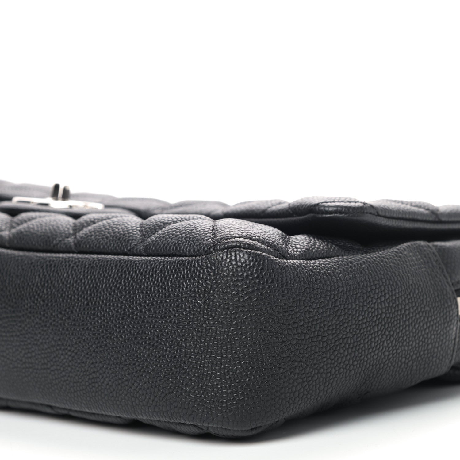 Chanel Caviar Quilted Jumbo Easy Flap Black 6 of 9