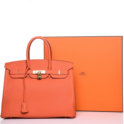 Hermes Togo Birkin 35 Feu 26 of 26