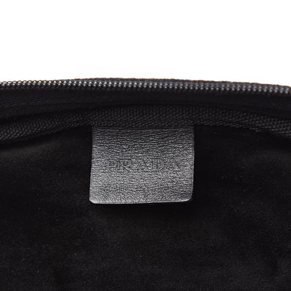 Prada Wool Messenger Satchel Black 6 of 15