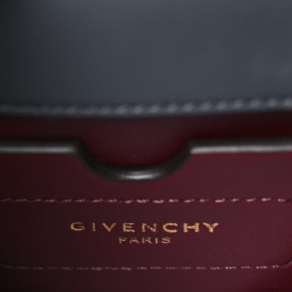 Givenchy Calfskin Crocodile Embossed Mini Eden Top Handle Storm Grey 6 of 8