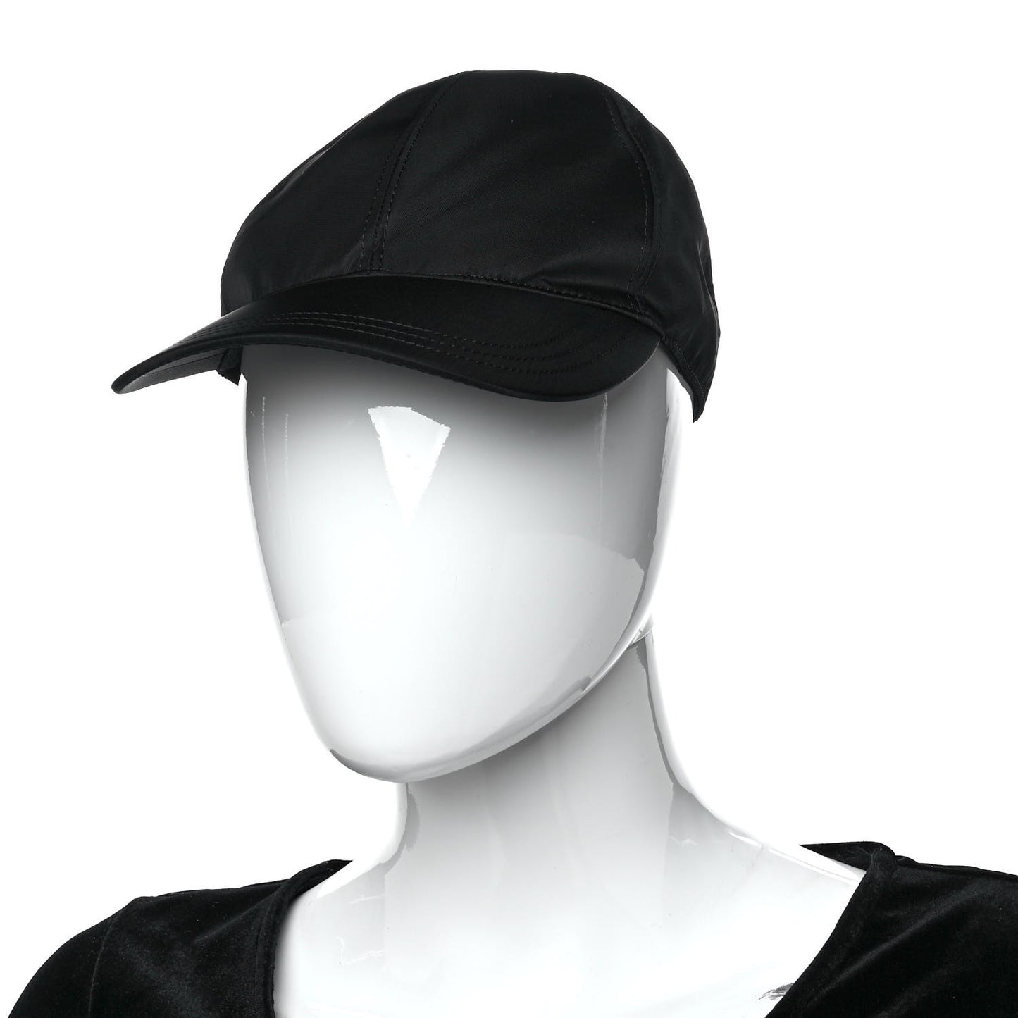 Re-Nylon Womens Baseball Cap S Black
