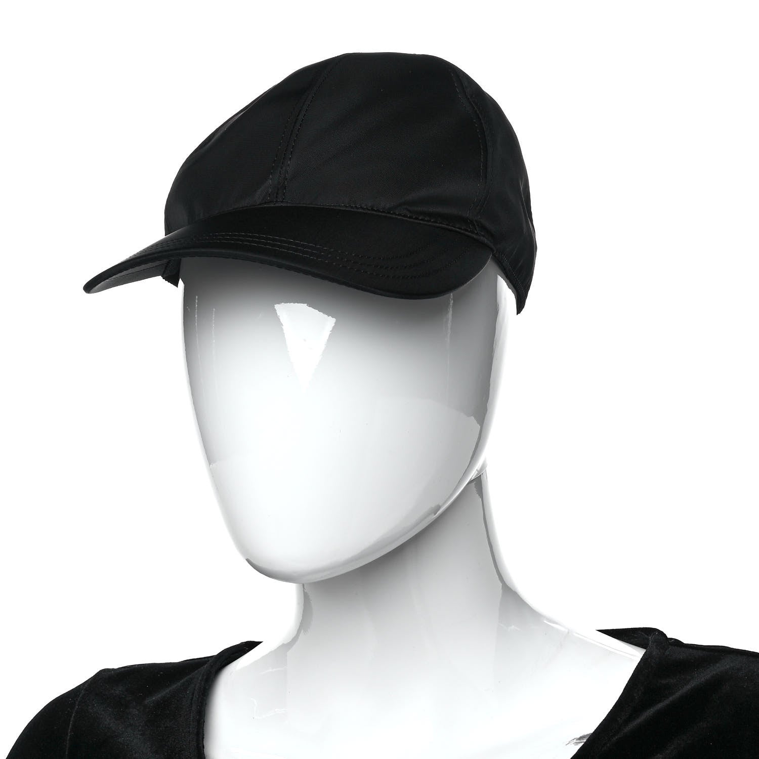 Prada Re-Nylon Womens Baseball Cap S Black 2 of 9