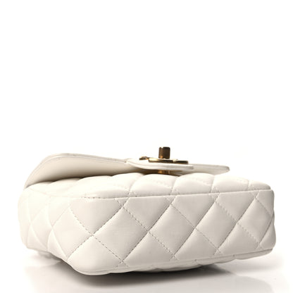 Chanel Lambskin Quilted Casino Chips Mini Square Flap White 4 of 10