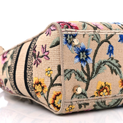 Christian Dior Canvas Embroidered Print Medium Lady D-Lite Multicolor 8 of 10