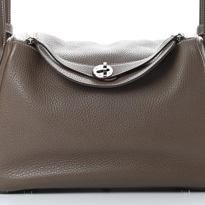 Hermes Taurillon Clemence Lindy 30 Etoupe 8 of 12