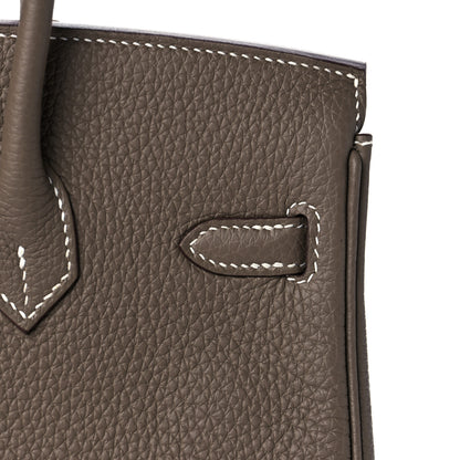 Hermes Togo Birkin 25 Etoupe 9 of 33