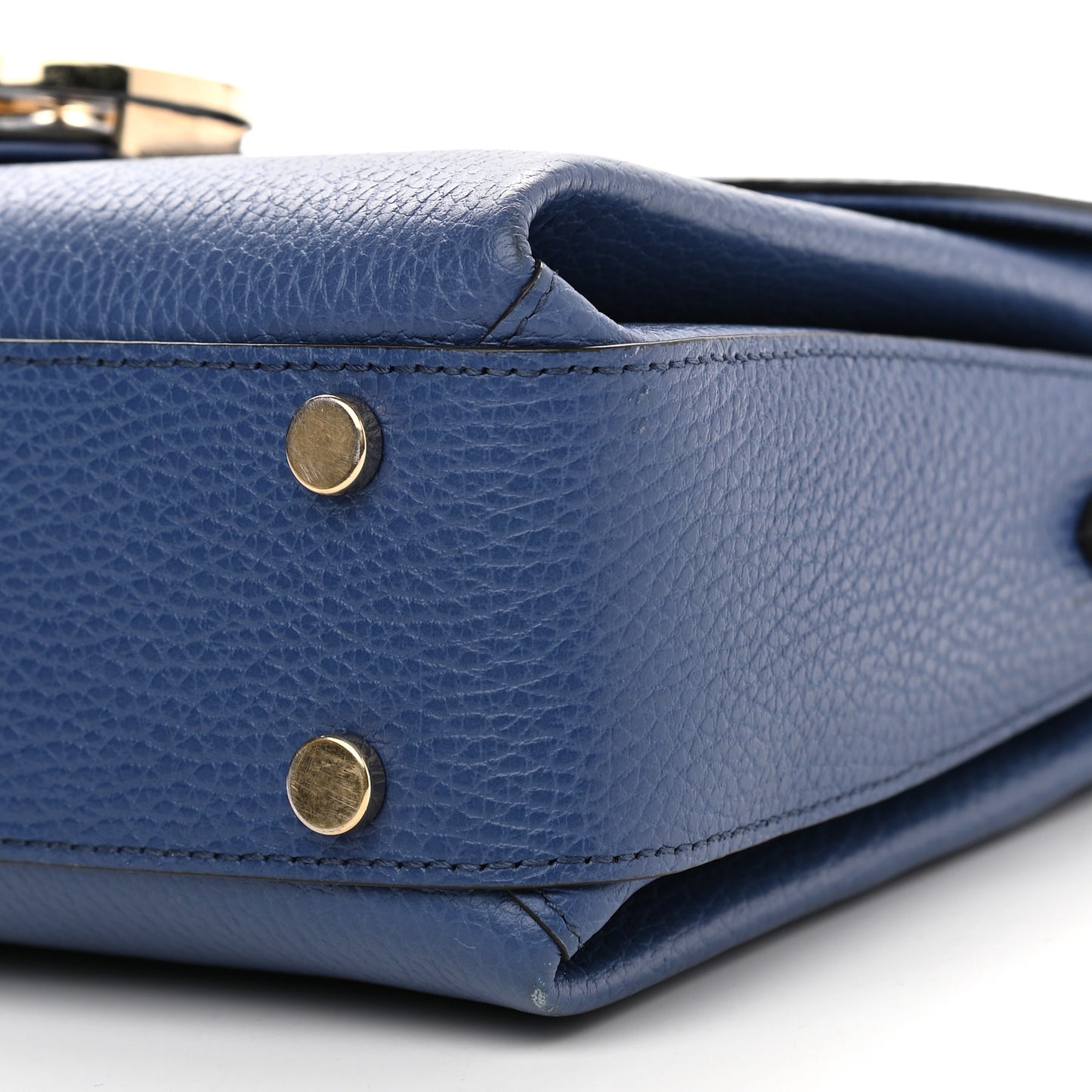 Dollar Calfskin Interlocking G Top Handle Shoulder Bag Caspian