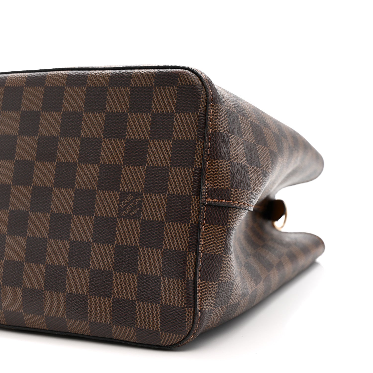 Louis Vuitton Damier Ebene Neonoe MM Safran 10 of 17