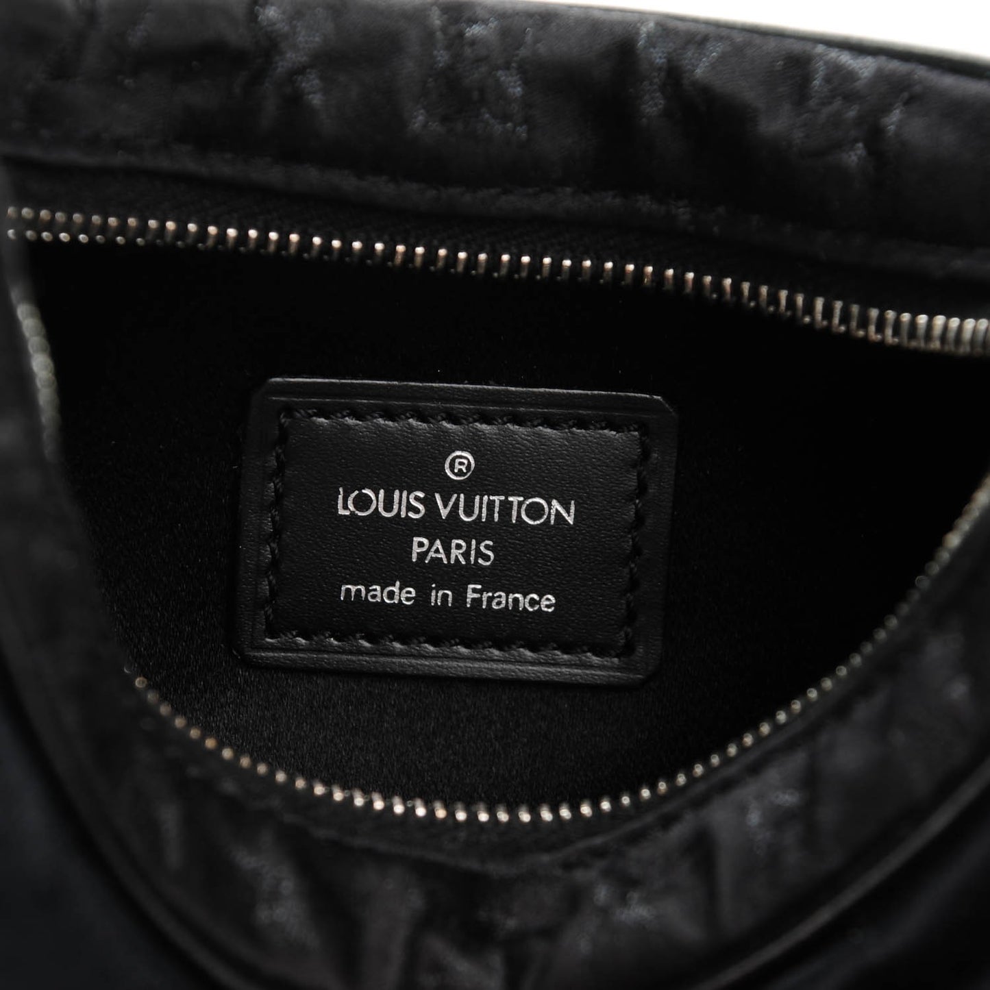 Satin Monogram Mini Boulogne Black
