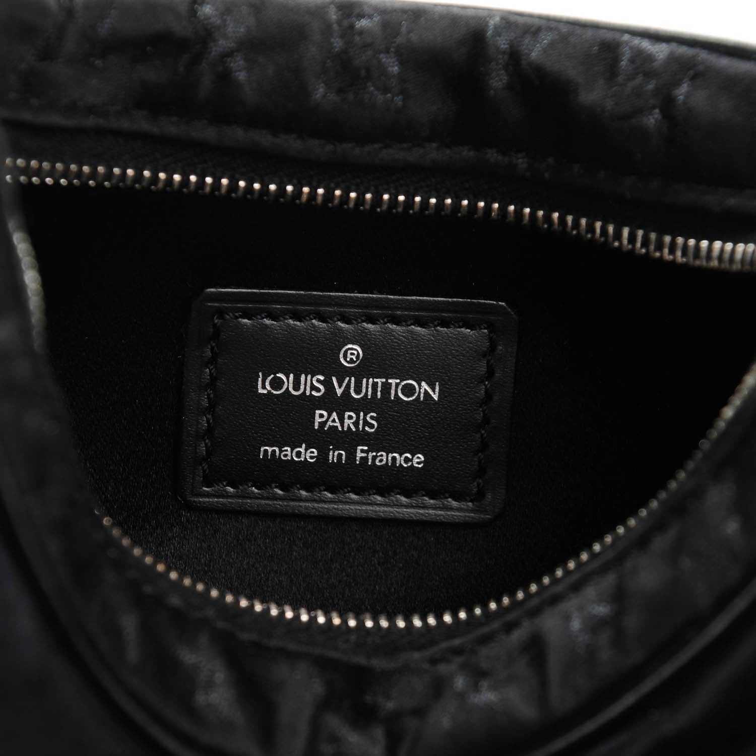 Louis Vuitton Satin Monogram Mini Boulogne Black 6 of 7