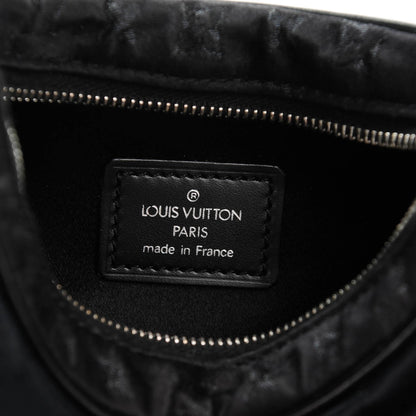 Louis Vuitton Satin Monogram Mini Boulogne Black 6 of 7
