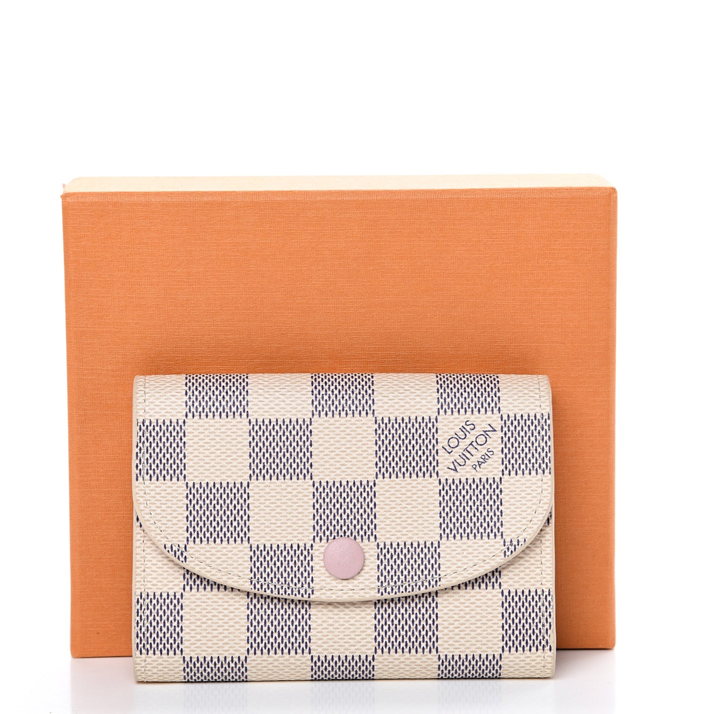Damier Azur Rosalie Coin Purse Rose Ballerine