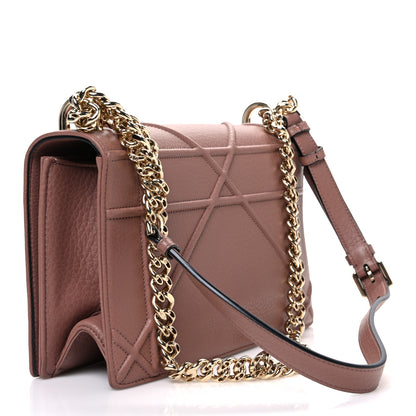 Christian Dior Grained Calfskin Medium Diorama Flap Bag Rust 3 of 10