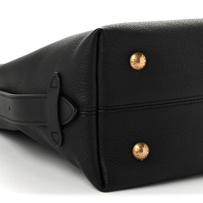 Louis Vuitton Grained Calfskin Low Key Hobo PM Black 9 of 10
