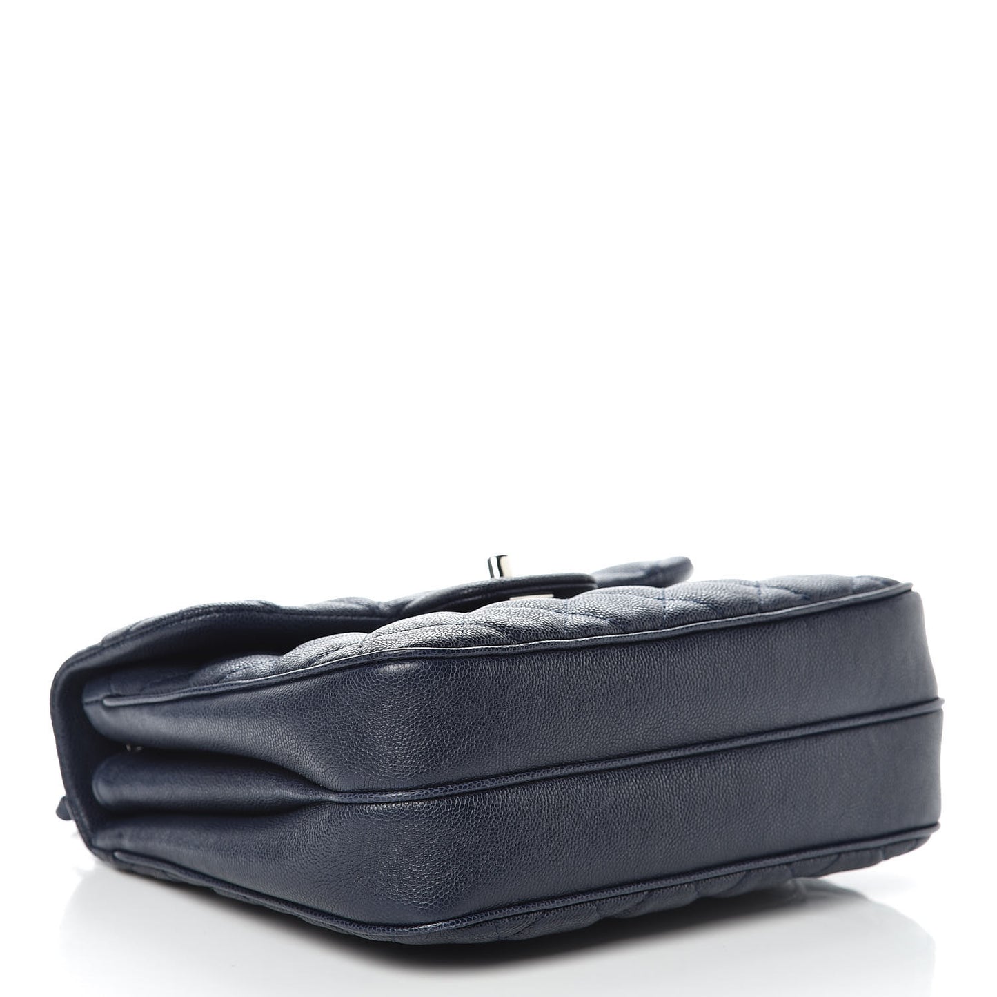 Caviar Quilted Medium Urban Companion Flap Navy