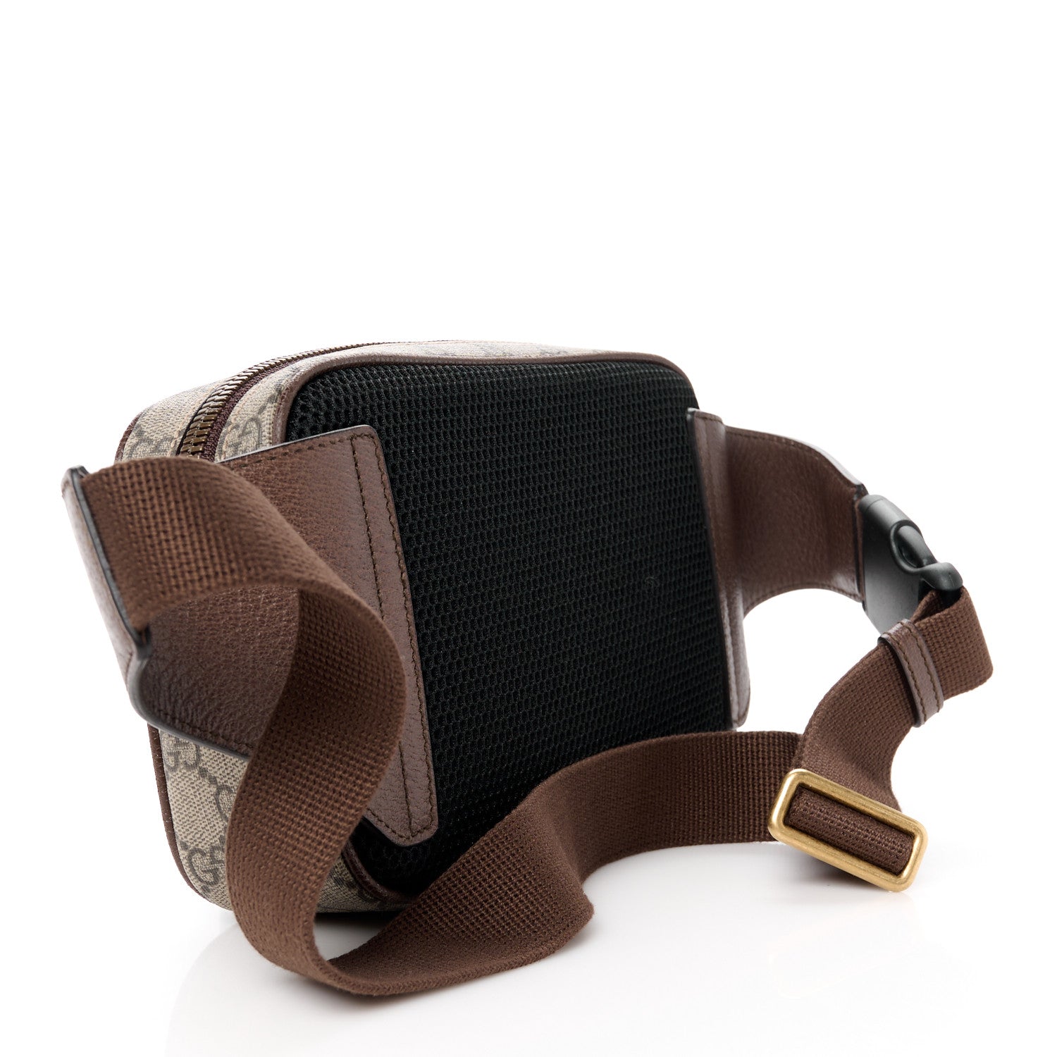 Gucci Soft GG Supreme Monogram Medium Ophidia Belt Bag Dark Brown 2 of 13