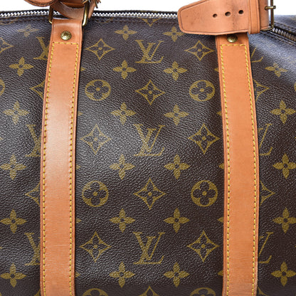 Louis Vuitton Monogram Keepall Bandouliere 55 8 of 26