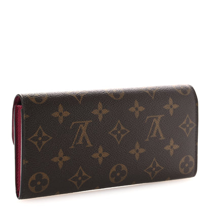Louis Vuitton Monogram Emilie Wallet Fuchsia 3 of 7