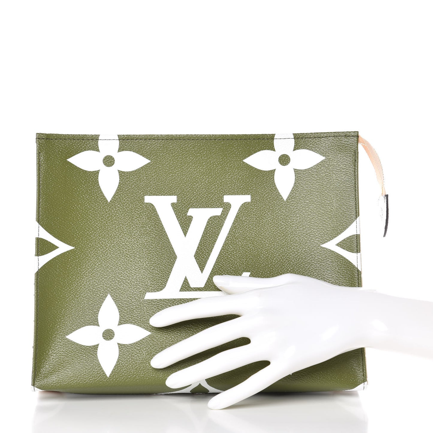 Monogram Giant Toiletry Pouch 26 Kaki