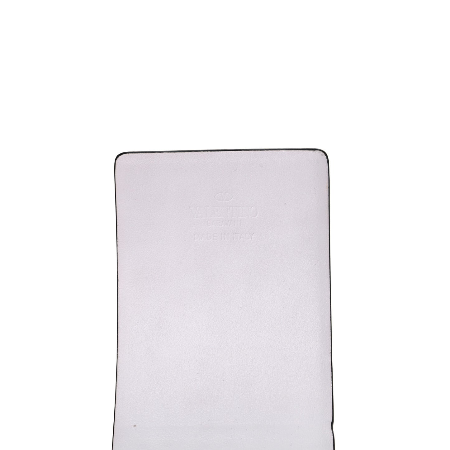 Lambskin 70mm VLogo Belt 110 44 White