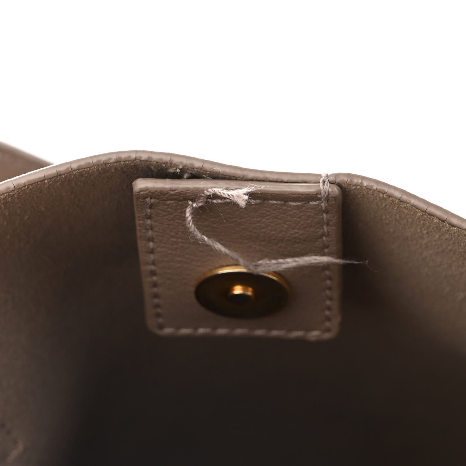 Saint Laurent Calfskin Toy Shopping Tote Dark Beige 13 of 17