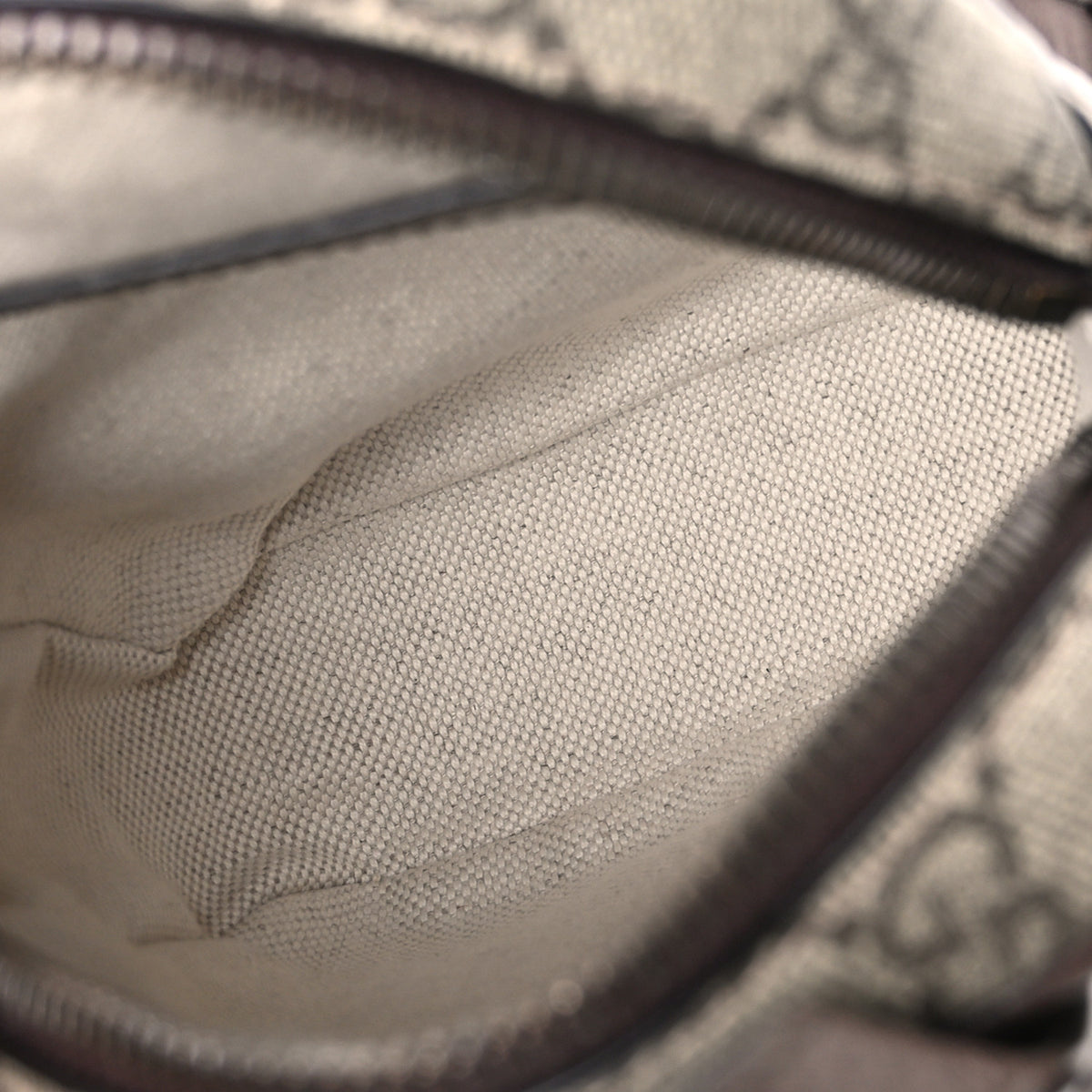 Gucci GG Supreme Monogram Web Mini Ophidia Double Zip Messenger Bag Beige New Acero 5 of 10