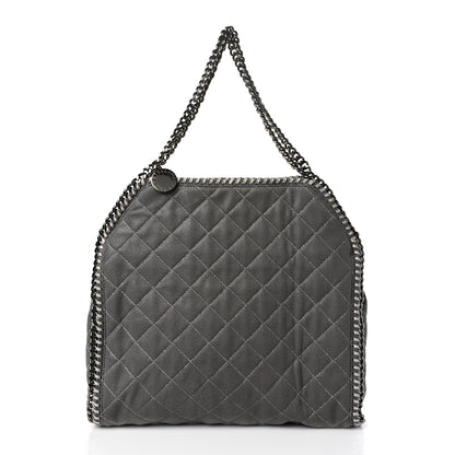 Stella McCartney Shaggy Deer Quilted Small Falabella Tote Grey 1 of 8