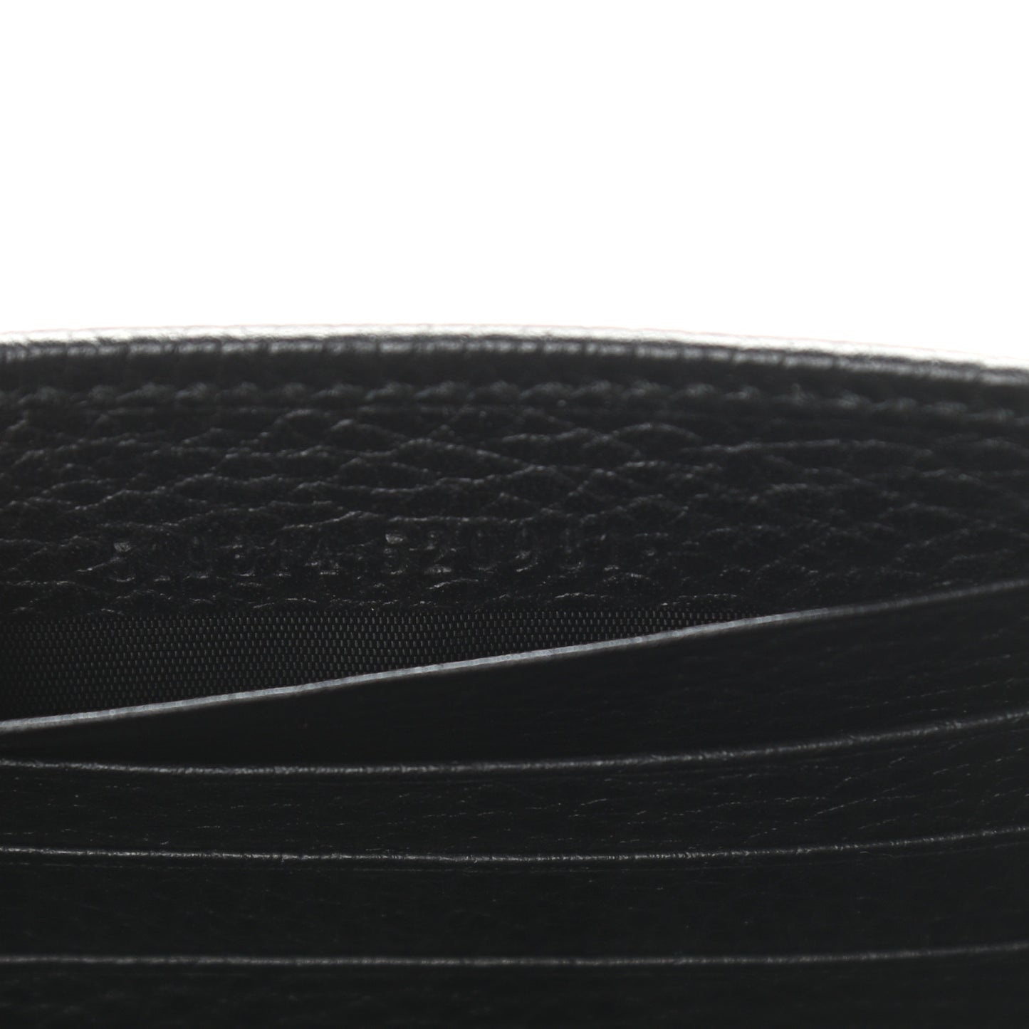 Dollar Calfskin Interlocking G Chain Wallet Black