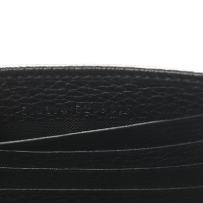 Gucci Dollar Calfskin Interlocking G Chain Wallet Black 7 of 10