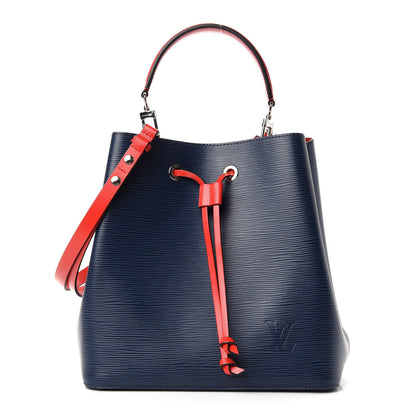 Louis Vuitton Epi Neonoe Indigo Coquelicot 1 of 9