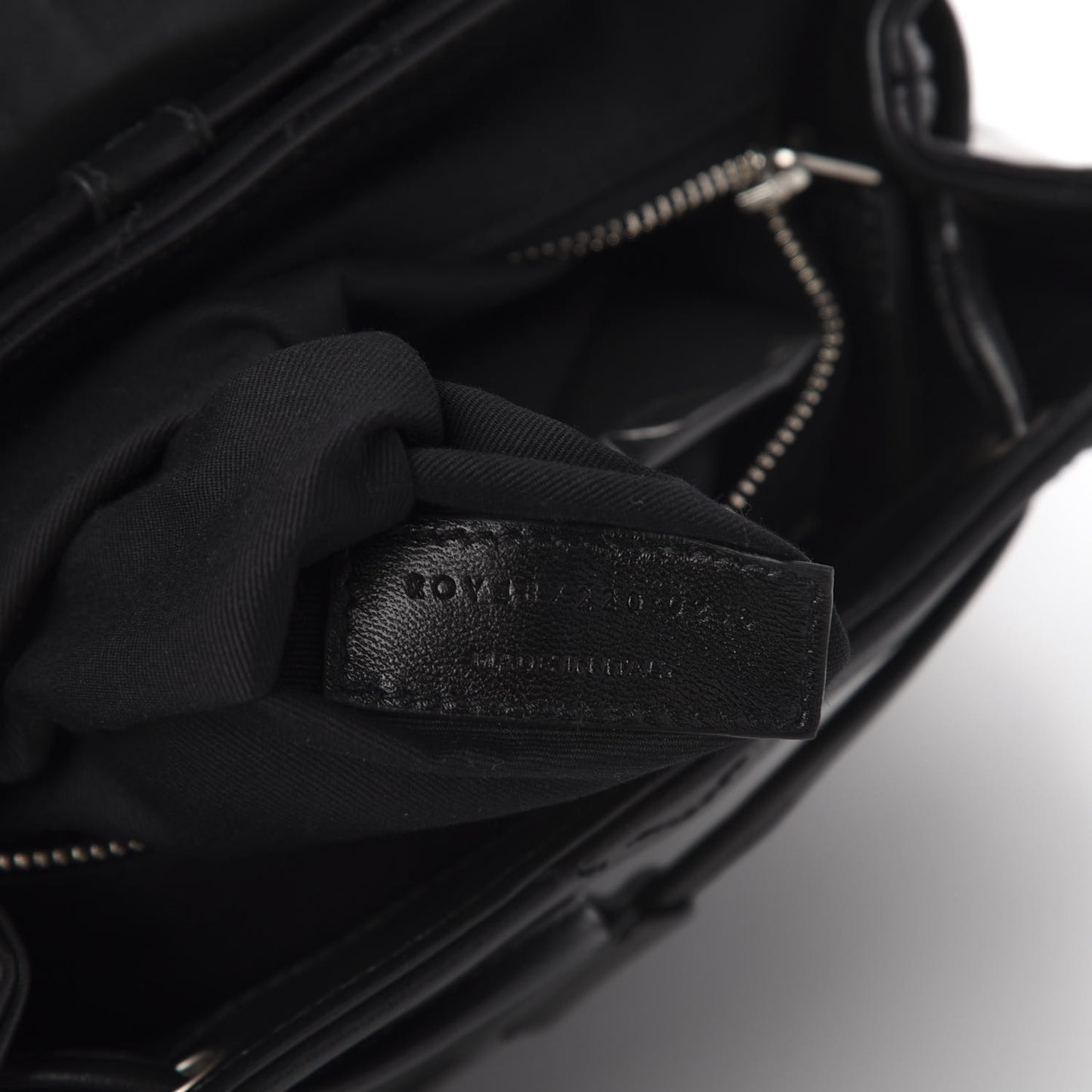 Calfskin Y Quilted Monogram Small Loulou Backpack Black