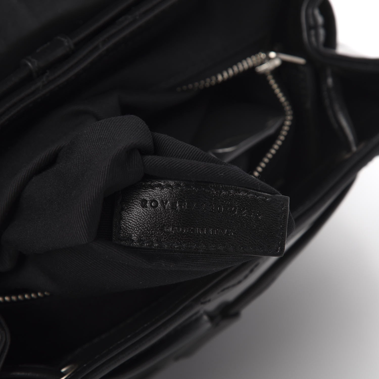 Saint Laurent Calfskin Y Quilted Monogram Small Loulou Backpack Black 6 of 10