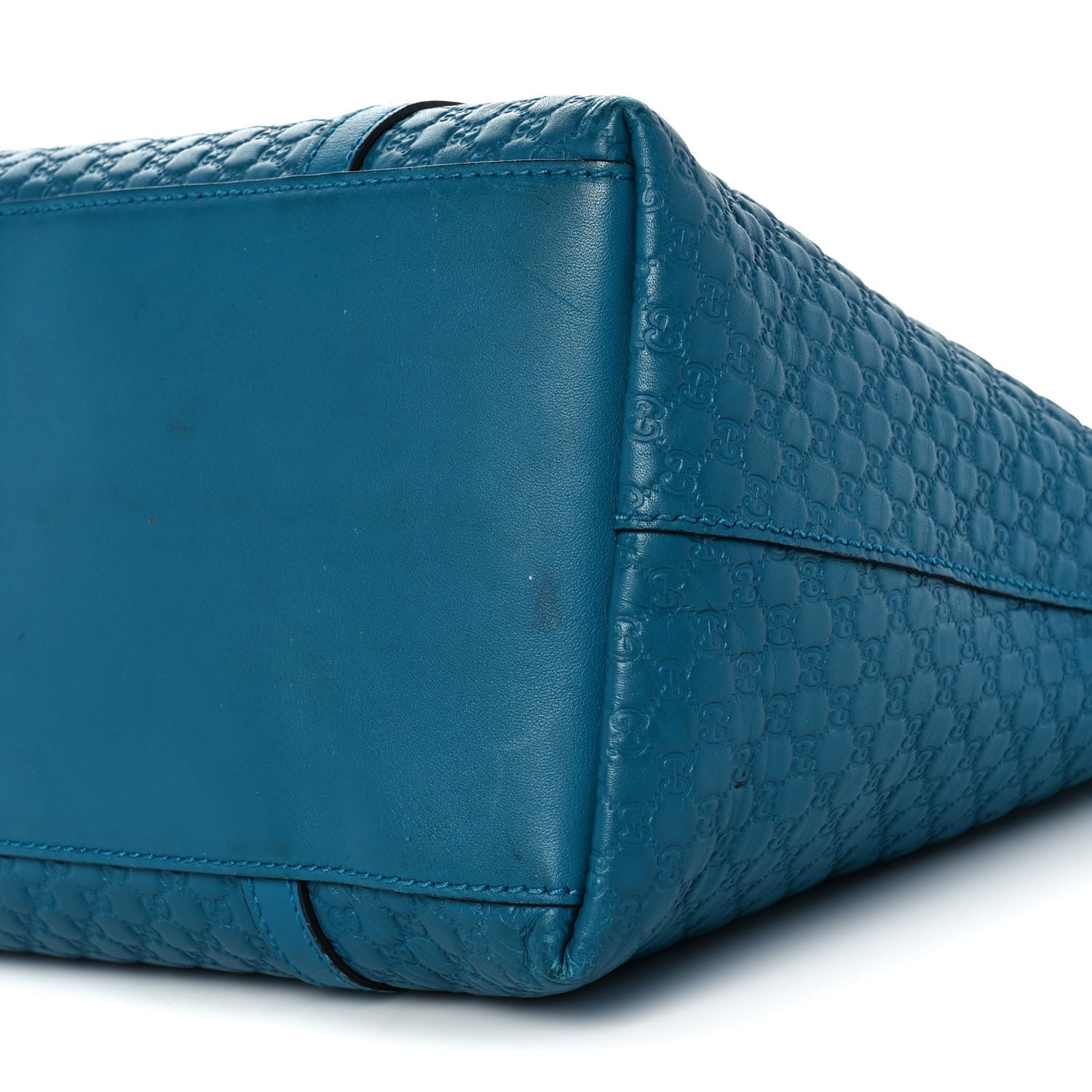 Gucci Soft Microguccissima Dome Satchel Deep Cobalt 9 of 11