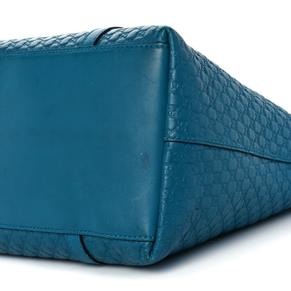 Gucci Soft Microguccissima Dome Satchel Deep Cobalt 9 of 11