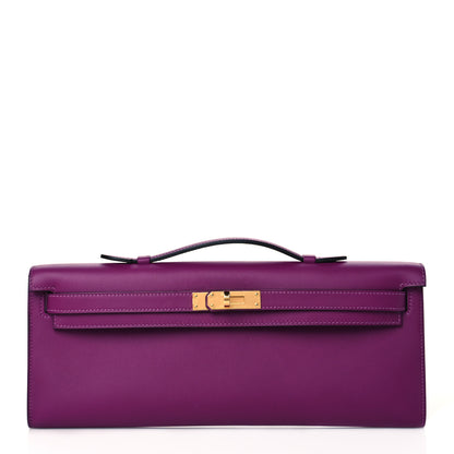Hermes Swift Kelly Cut Clutch Pochette Anemone 1 of 11