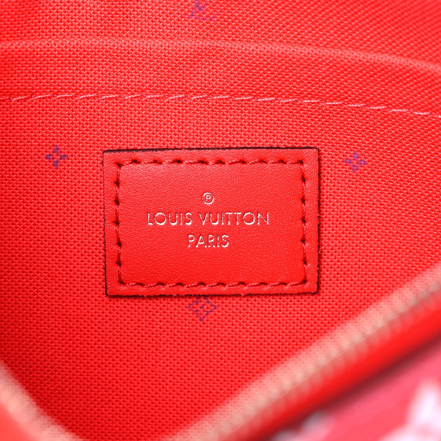 Louis Vuitton Monogram Escale Neverfull MM GM Pochette Rouge 6 of 9