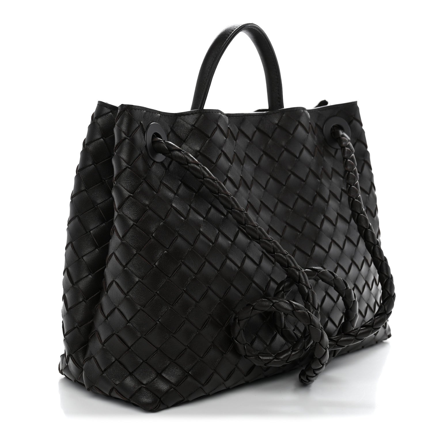 Bottega Veneta Nappa Intrecciato Medium Andiamo Shoulder Bag Fondant 3 of 9