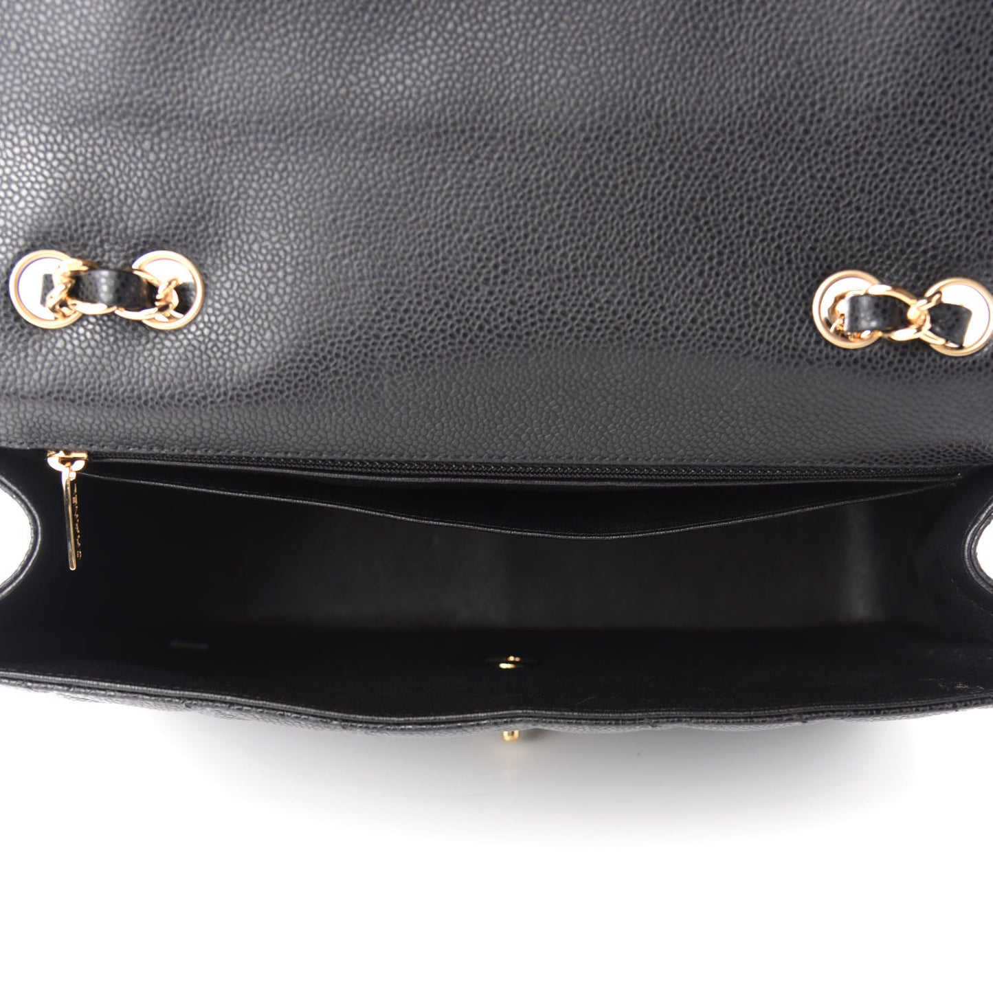 Caviar Quilted Jumbo Single Flap Black