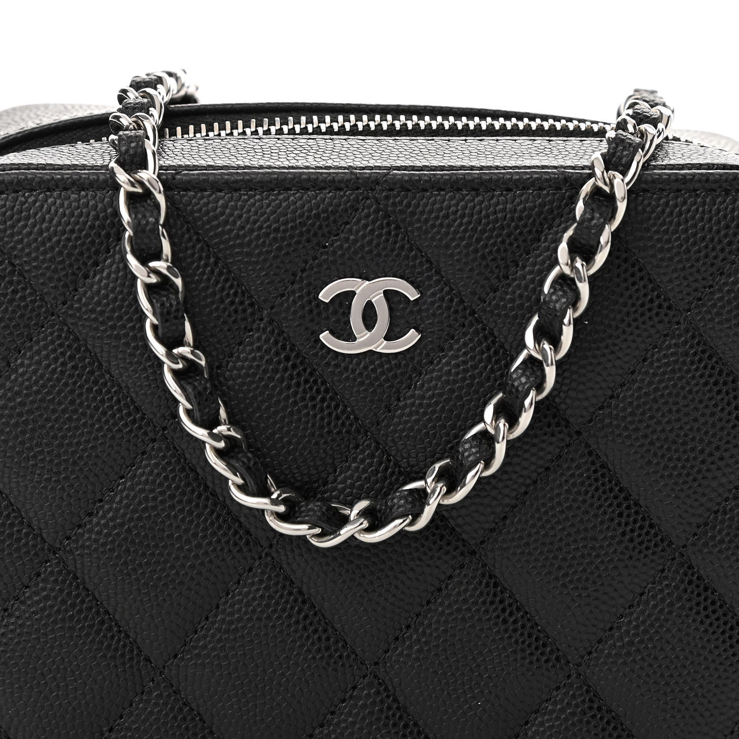 Chanel Caviar Quilted Camera Bag Black 8 of 11