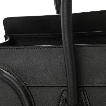 Celine Smooth Calfskin Mini Luggage Black 17 of 17
