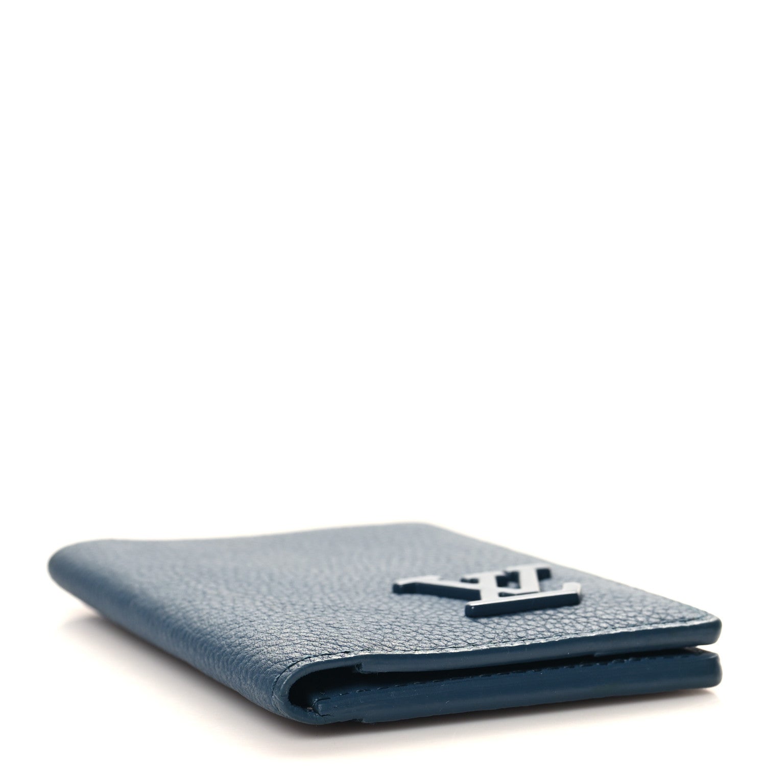 Louis Vuitton Grained Calfskin Aerogram Pocket Organizer Atlantic Blue 4 of 6