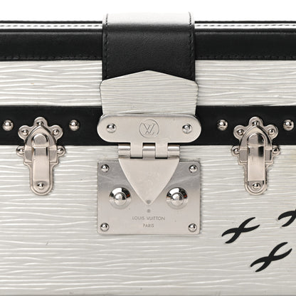 Louis Vuitton Epi Petite Malle Silver 8 of 19