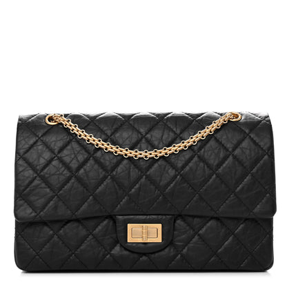 Chanel Aged Calfskin Quilted 2.55 Reissue 227 Flap Black 1 of 12